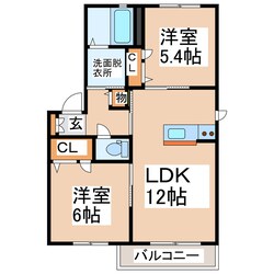 シャーメゾン・ド・カメリア　Ⅰ・Ⅱ番館の物件間取画像